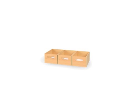 Image de 3 grands bacs en bois - Eko