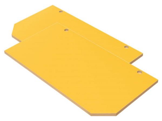Image de Portes pour rangement haut CLASSICAL L jaunes