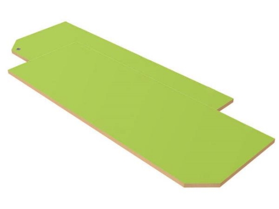 Image de CLASSICAL TALL STORAGE Portes avec serrure XL vert