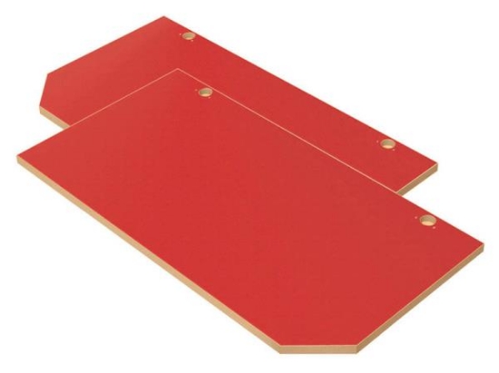 Image de CLASSICAL Portes de rangement hautes L rouge