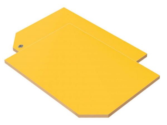 Image de CLASSICAL TALL STORAGE Portes avec serrure M jaune