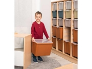 Image de Bacs en plastique extra larges avec glissières - eco sienna - 03