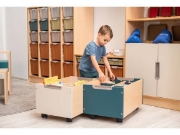 Image de Bibliothèque mobile - bleu émeraude