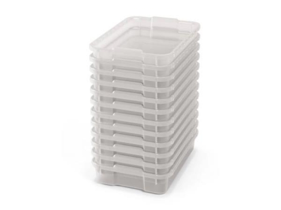 Image de Petits bacs en plastique - Transparent - 12