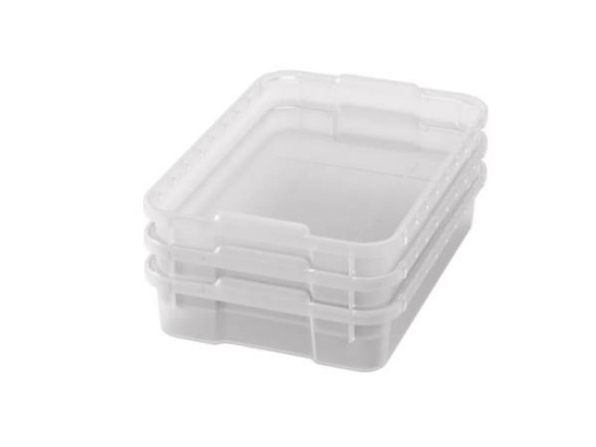 Image de Petits bacs en plastique - Transparent - 03