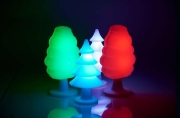 Image de Arbres lumineux rechargeables, lot de 4