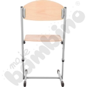 Image de Chaise en T, réglable, taille 5-6, argenté