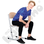 Image de Chaise en T, réglable, taille 5-6, argenté