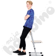 Image de Chaise en T, réglable, taille 5-6, argenté