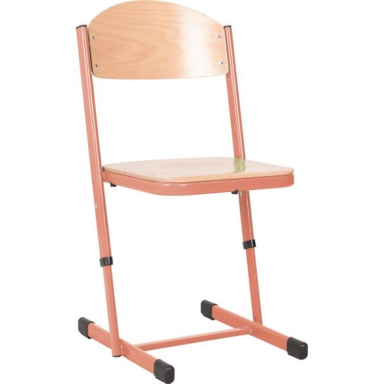 Image de Chaise en T, réglable, taille 3-4, rose saumon