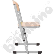 Image de Chaise en T, réglable, taille 3-4, argenté