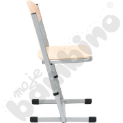 Image de Chaise en T, réglable, taille 6-7, argenté