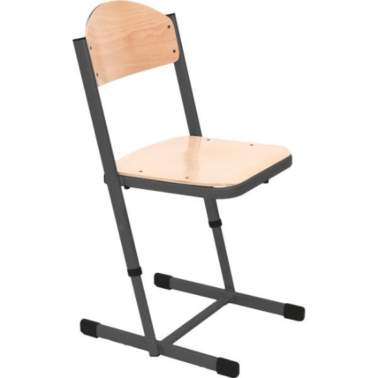 Image de Chaise en T, réglable, taille 6-7, anthracite