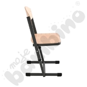 Image de Chaise en T, réglable, taille 5-6, anthracite