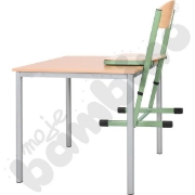 Image de Chaise en T, réglable, taille 3-4, vert olive