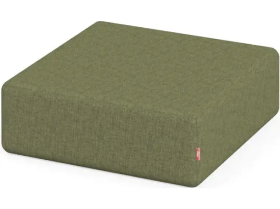 Image de Pouf carré vert bouteille Media Kids