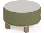 Image de Tapis acoustique rond gris Media Kids