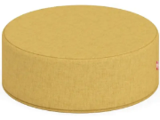 Image de Pouf rond jaune moutarde. Collection Media Kids
