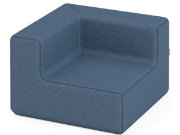 Image de Fauteuil d’angle bleu marine Media Kids