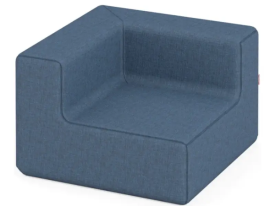 Image de Fauteuil d’angle bleu marine Media Kids