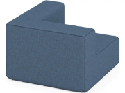 Image de Fauteuil d’angle bleu marine Media Kids