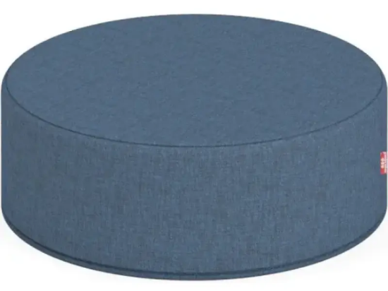 Image de Pouf rond bleu marine Media Kids