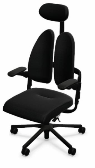 Image de Fauteuil ergonomique Duo Back Basic avec têtière