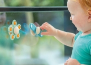 Image de Tickit Spinner Hochet Fleur avec ventouse en silicone