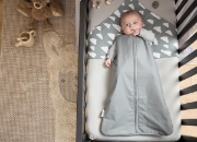 Image de Sac de couchage hiver coton gris 70 cm