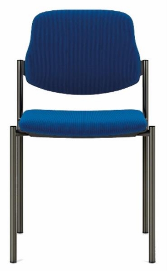 Image de Chaise visiteur rembourrée sans accoudoirs