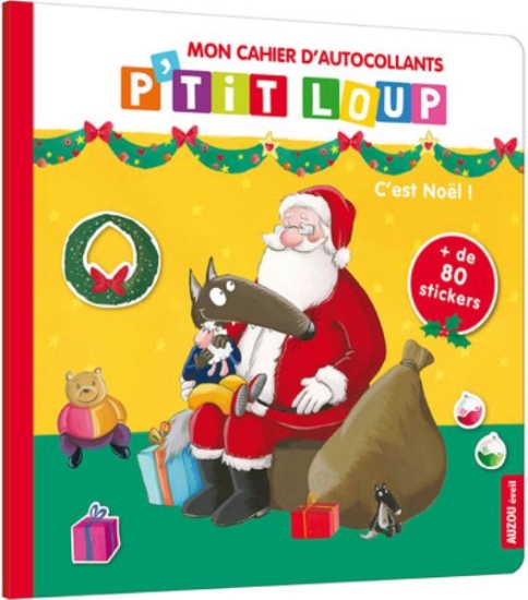 Image de Mon cahier d'autocollants P'tit Loup - C'est Noël!