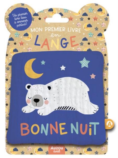 Image de Mon premier livre tissu en lange - Bonne nuit