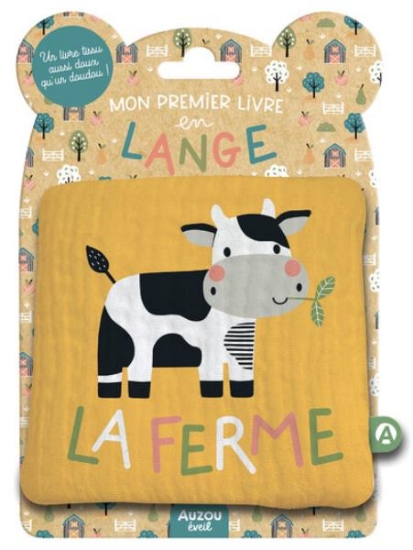 Image de Mon premier livre tissu en lange - La ferme