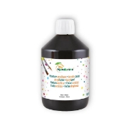 Image de Peinture acrylique mate Rainbow 500 ml noire