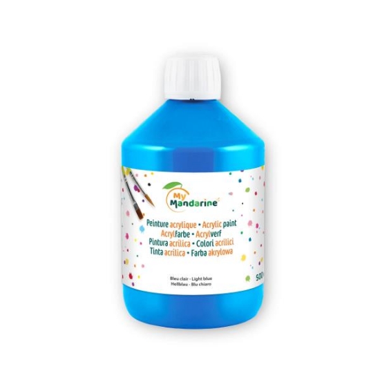 Image de Peinture acrylique mate Rainbow 500 ml bleu primaire