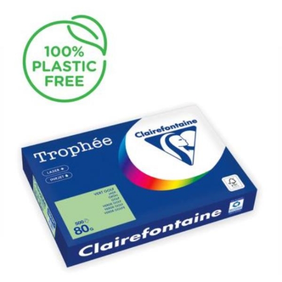 Image de Papier repro A3 80 gr vert pastel, rame de 500 feuilles