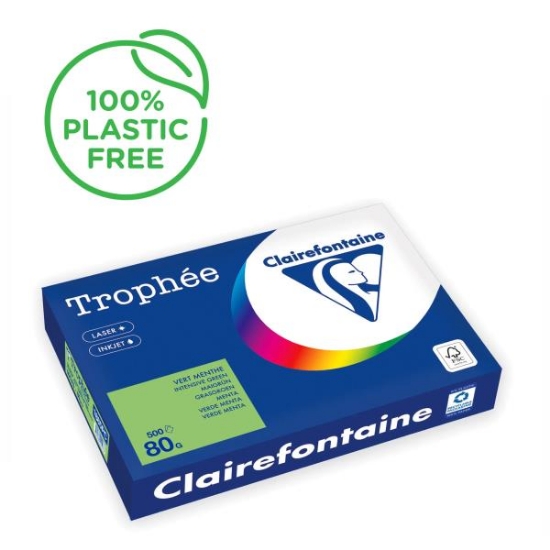 Image de Papier repro A3 80 gr vert vif, rame de 500 feuilles