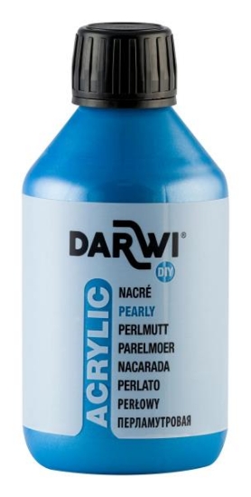 Image de Darwi Acryl nacré 250 ml bleu