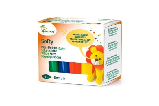 Image de Pâte Darwi "Softy", lot de 6 pains de 62 gr.