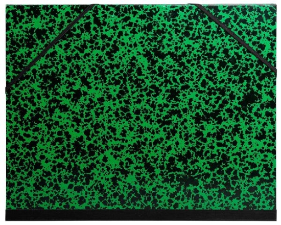 Image de Farde à dessin en carton rigide vert 52 x 72 cm
