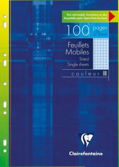 Image de Bloc de cours 90 gr DIN A4 bleu