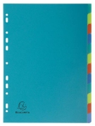 Image de Intercalaires en plastique recyclé 12 positions