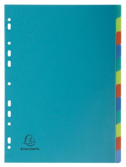 Image de Intercalaires en plastique recyclé 12 positions