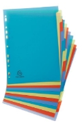 Image de Intercalaires en plastique recyclé 12 positions