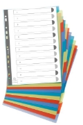 Image de Intercalaires en plastique recyclé 12 positions