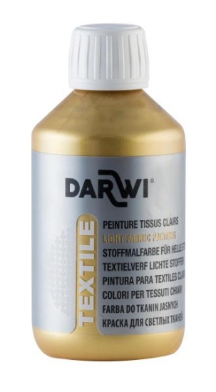 Image de Peinture tissu or 250 ml