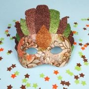 Image de Carton pailleté 250 g A4, lot de 10 feuilles