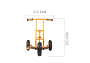 Image de Trottinette de marche 3-5 ans avec frein