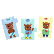 Image de Puzzle frise - Nounours s'habille