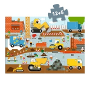 Image de Puzzle géant - le chantier - 12 pcs